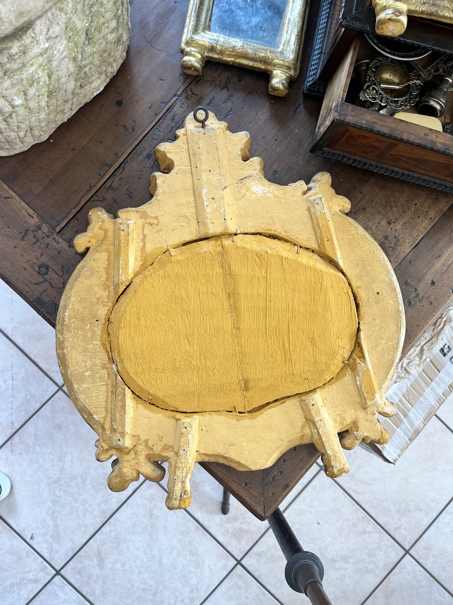 Trittico di specchiere dorate a mecca – Fine XVIII secolo-photo-3