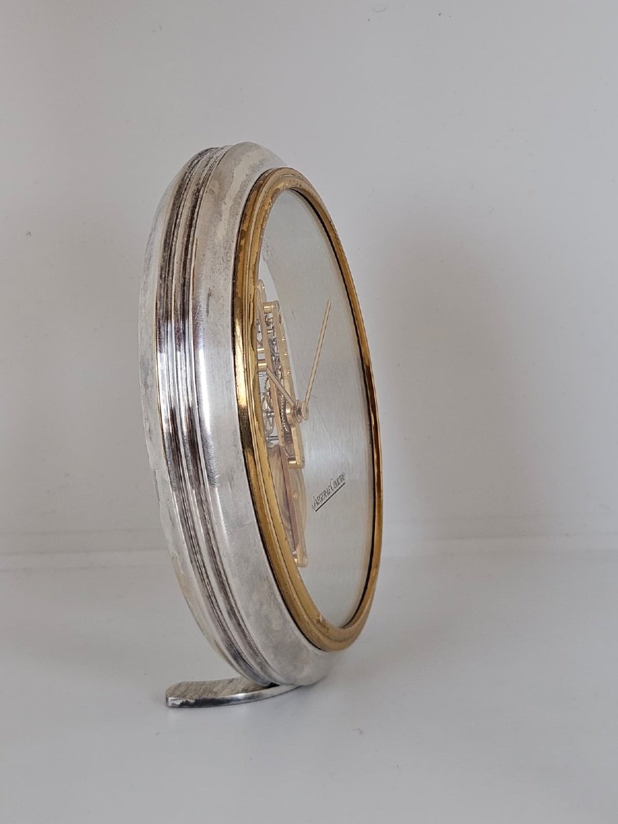 Orologio da tavolo Jaeger-LeCoultre a movimento meccanico a vista – XX secolo-photo-4