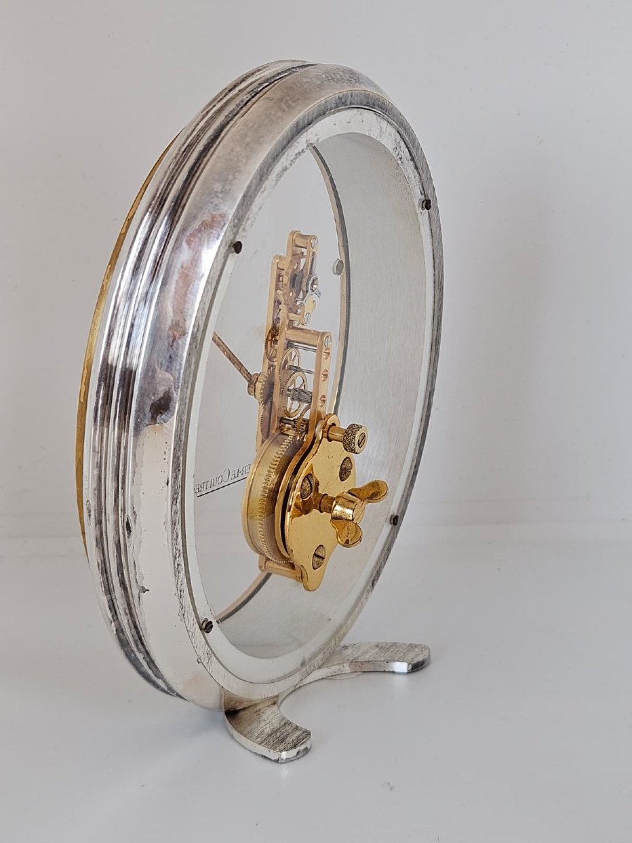 Orologio da tavolo Jaeger-LeCoultre a movimento meccanico a vista – XX secolo-photo-3