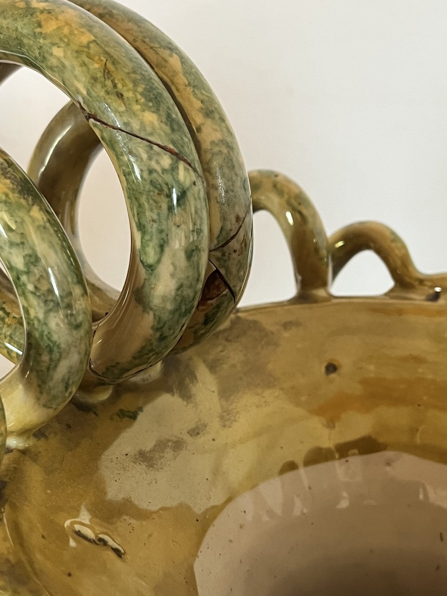 Coppia di vasi in ceramica a lustro "Luca della Robbia" – Gualdo Tadino, XX Sec.-photo-6