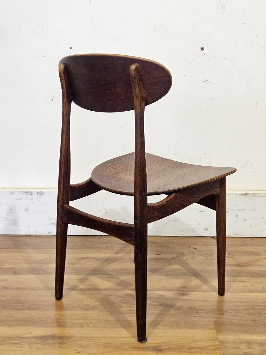 Set di 6 sedie danesi Mogens Kold – Anni '60-photo-5