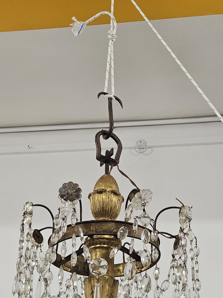 Lampadario di origine Genovese. - Fine XVIII Sec.-photo-2