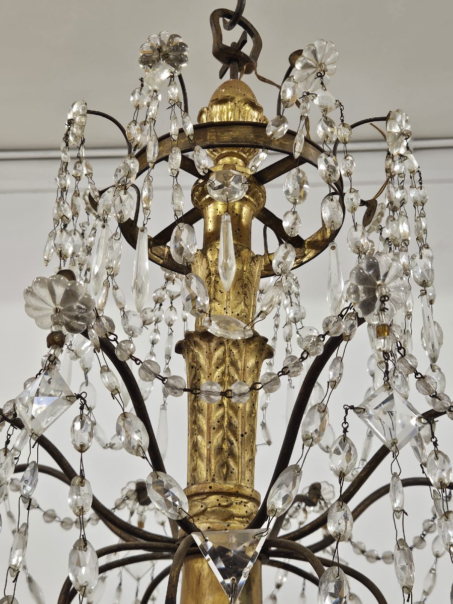 Lampadario di origine Genovese. - Fine XVIII Sec.-photo-2