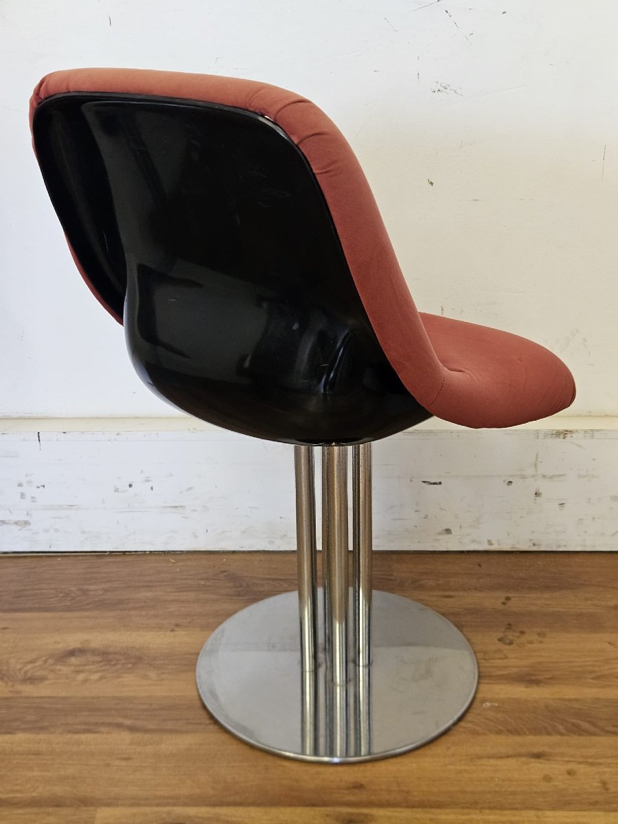 Tavolo con 4 sedie design – Anni '70-photo-6