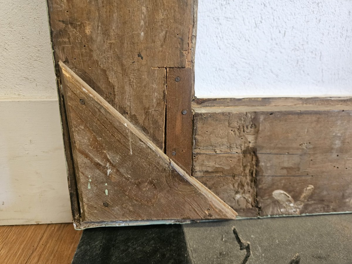 Cornice italiana laccata e dorata – Fine XVII secolo / Inizio XVIII secolo-photo-1