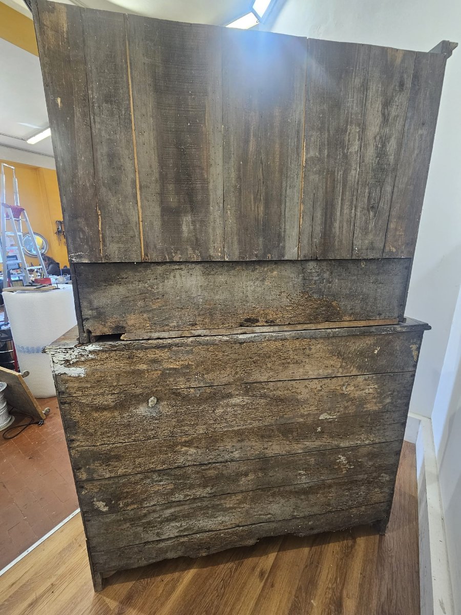 Credenza piemontese in noce – Primi XIX secolo-photo-1