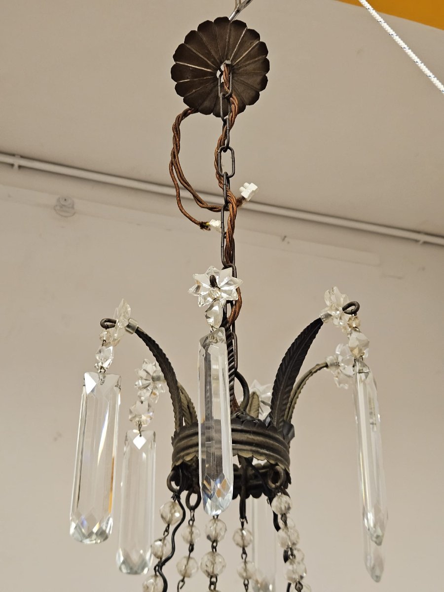 Lampadario in cristallo – Anni ’40-photo-2