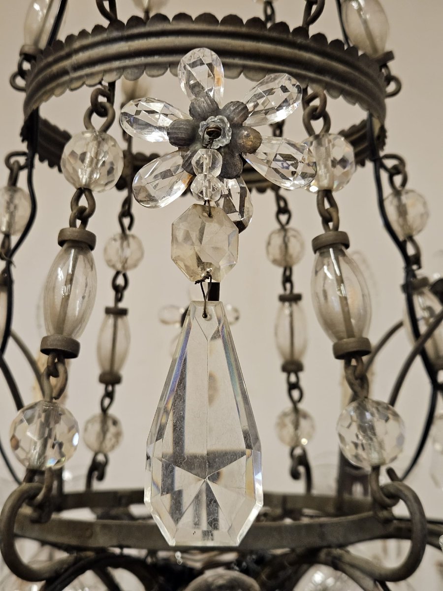 Lampadario in cristallo – Anni ’40-photo-6