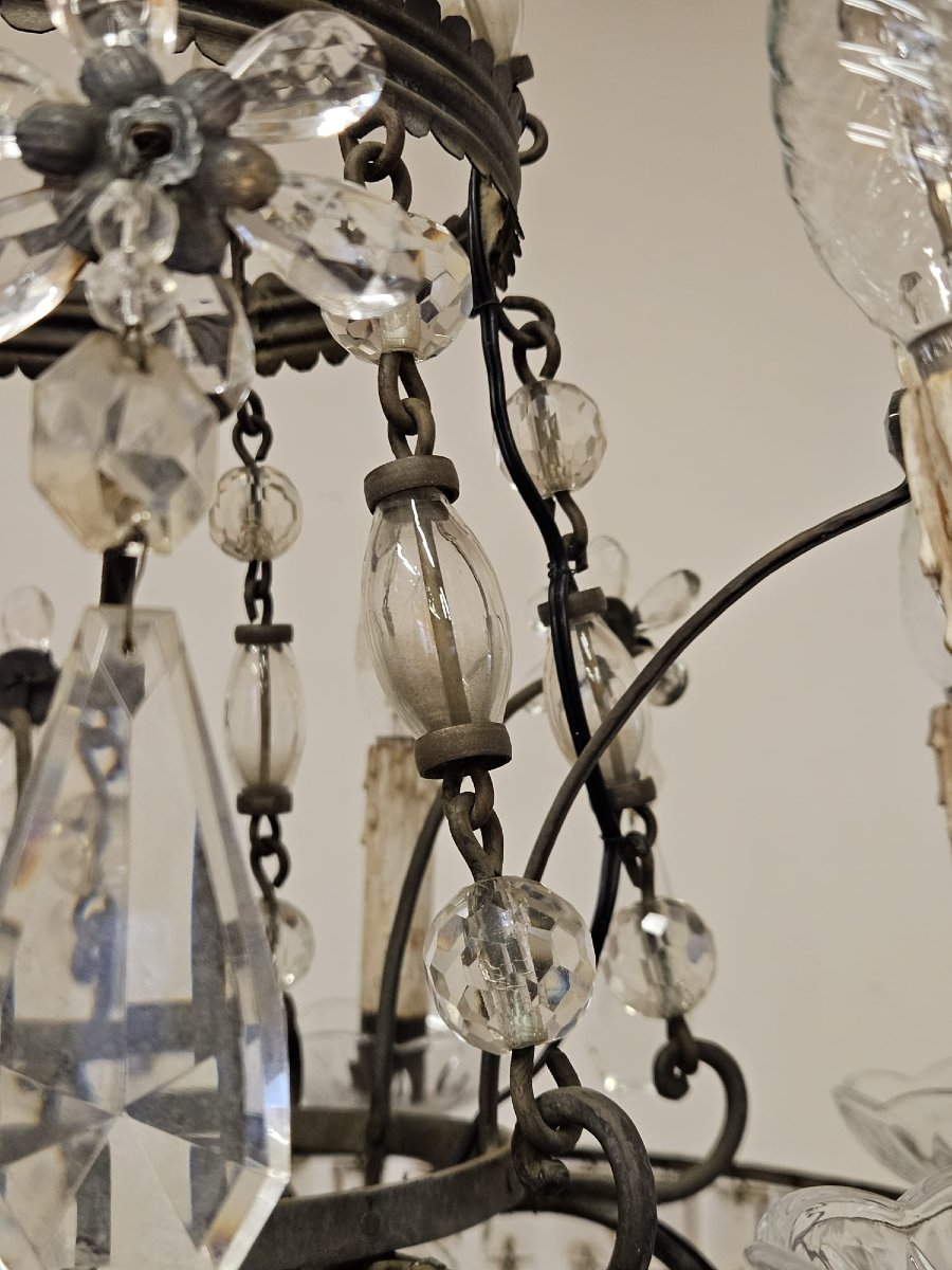 Lampadario in cristallo – Anni ’40-photo-8
