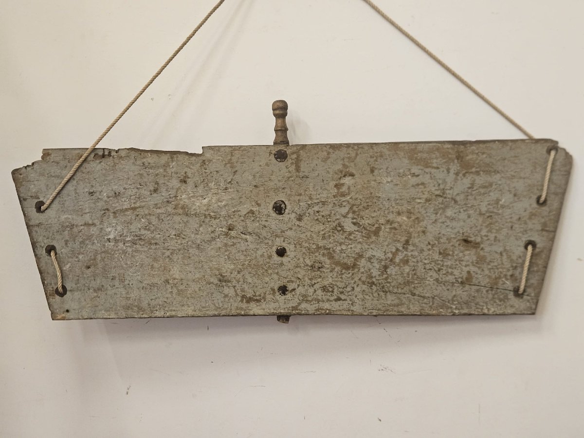 Parte di carretto siciliano in legno dipinto – XIX secolo-photo-5