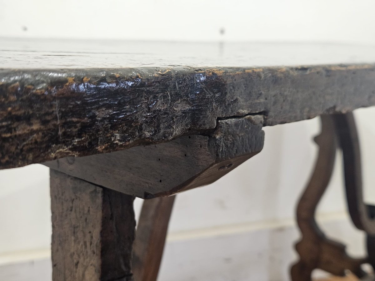 Tavolo fratino piemontese in noce – fine XVII secolo-photo-4