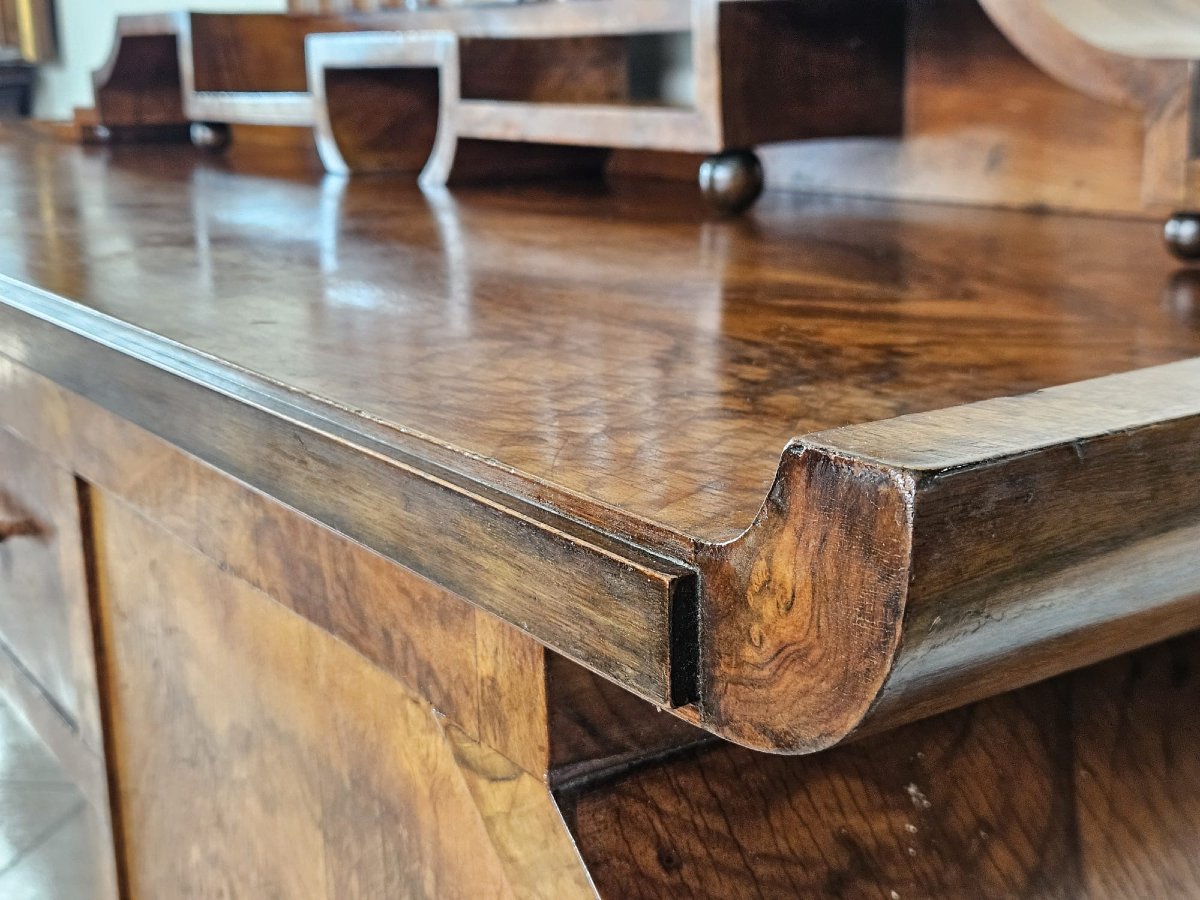 Credenza Art Déco in radica di noce – Prima metà del XX secolo-photo-3