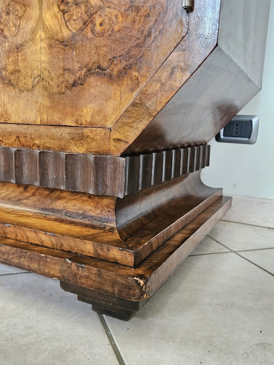 Credenza Art Déco in radica di noce – Prima metà del XX secolo-photo-2