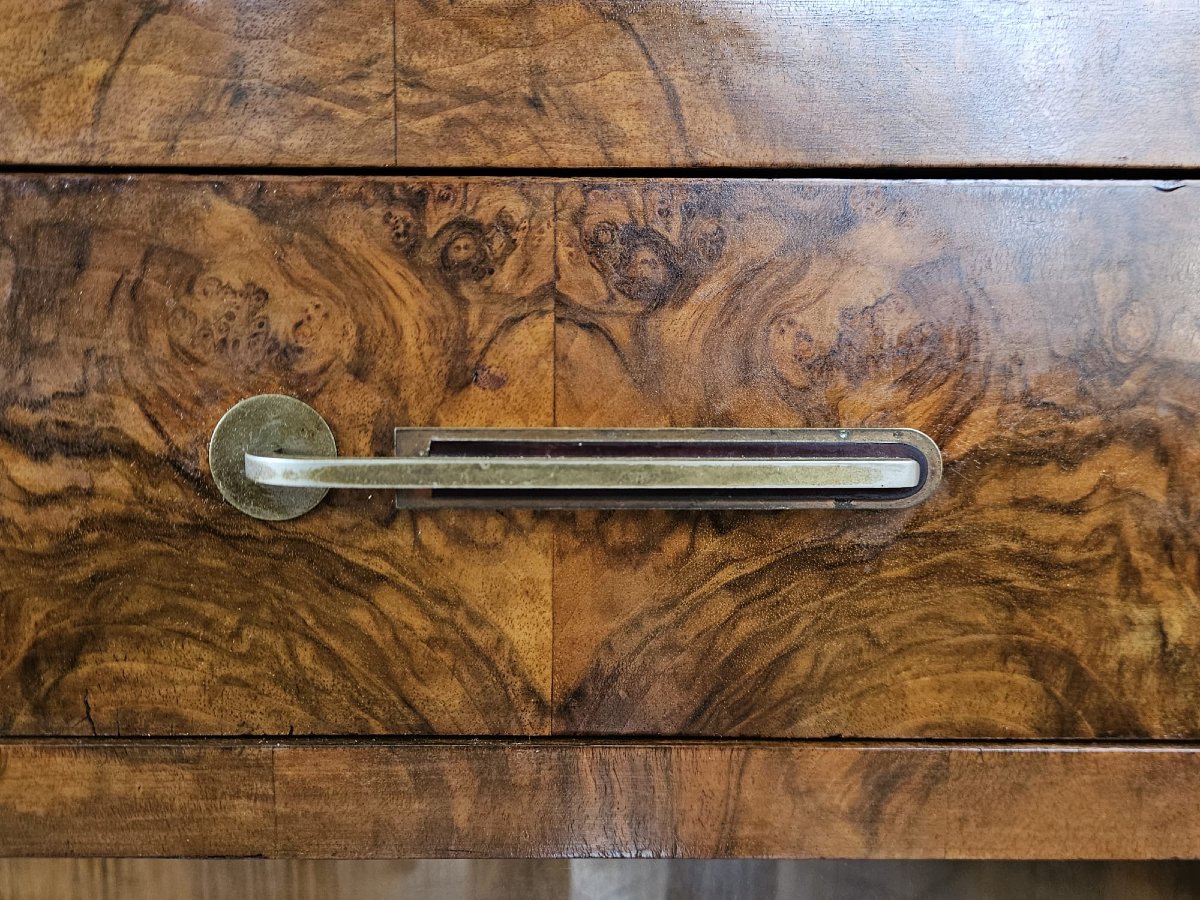 Credenza Art Déco in radica di noce – Prima metà del XX secolo-photo-8