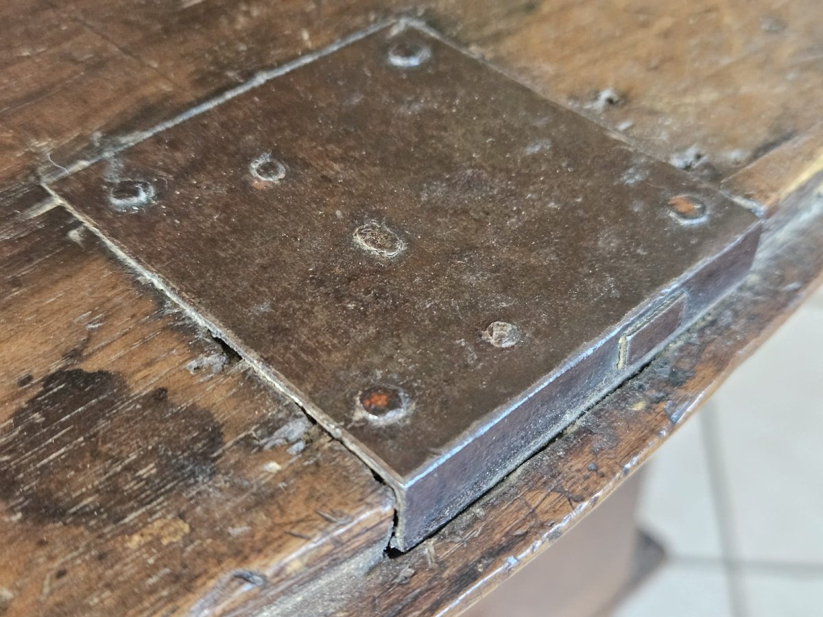 Piccolo trumeau piemontese in noce - XVIII Sec.-photo-7