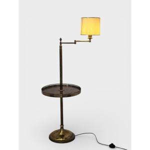 Tavolino da lettura con lampada integrata, XX secolo