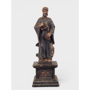 Scultura lignea raffigurante Dante Alighieri – XIX secolo