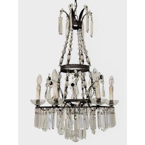 Lampadario in cristallo – Anni ’40