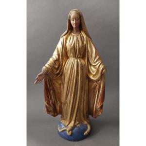 Religious Sculpture. Maria. 19 Centuries.