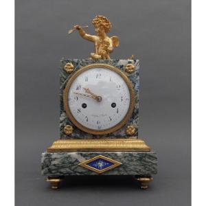 Clock. Marble, Gilt Bronze. 18th Century