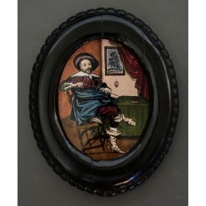 19th Century Enamel. Signed.