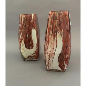 Two Pair Of Vases. Art Nouveau Style. Early 20th Century.