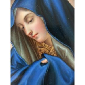 Painting On Porcelain. 19th Century.