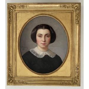 Portrait Of A Woman. 19th Century.