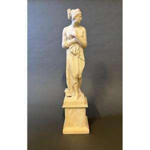 Alabaster Sculpture. 19th Century.