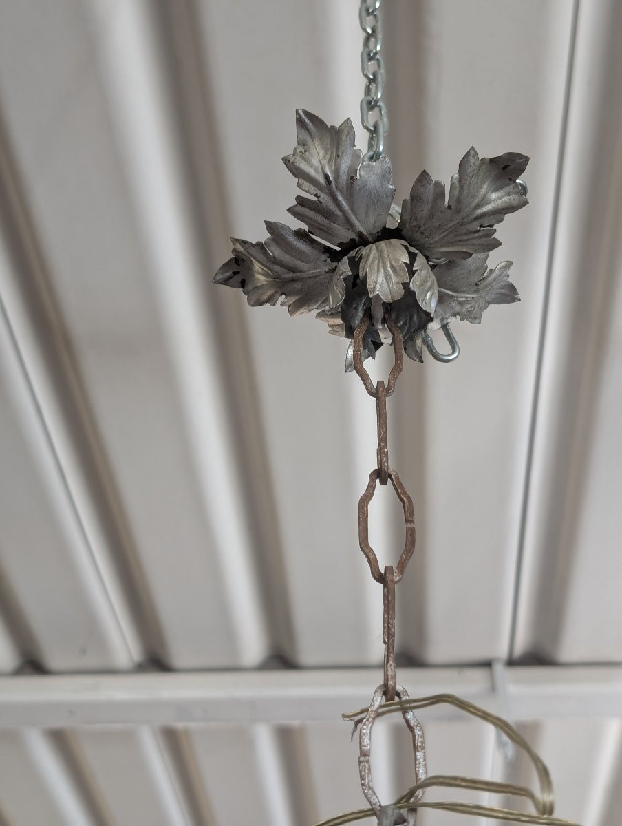Lampadario Genovese in Cristallo – Fine XIX Secolo-photo-4