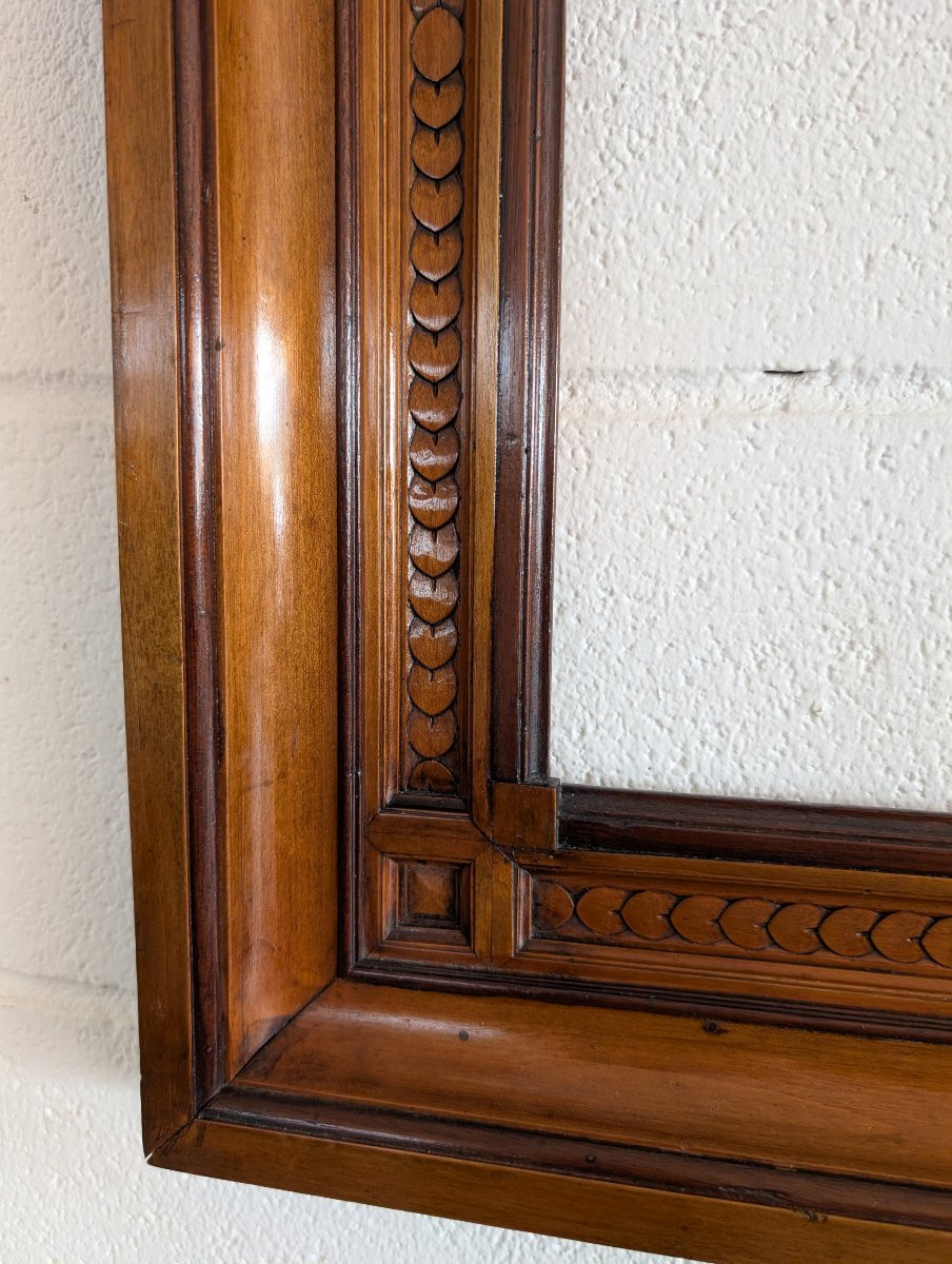 Cornice in legno di ciliegio scolpito – Stile Neorinascimentale, fine XIX secolo-photo-2