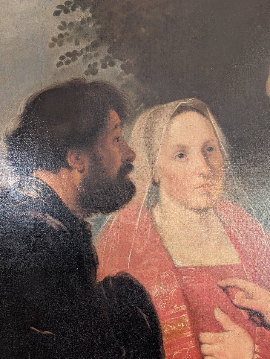 Dipinto Antico – Scuola Fiamminga del XVII secolo-photo-2