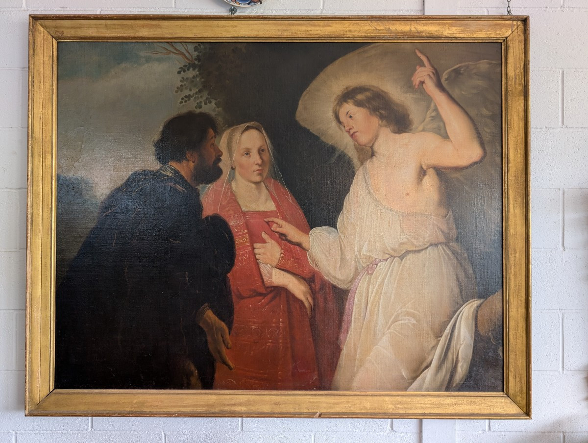 Dipinto Antico – Scuola Fiamminga del XVII secolo-photo-2