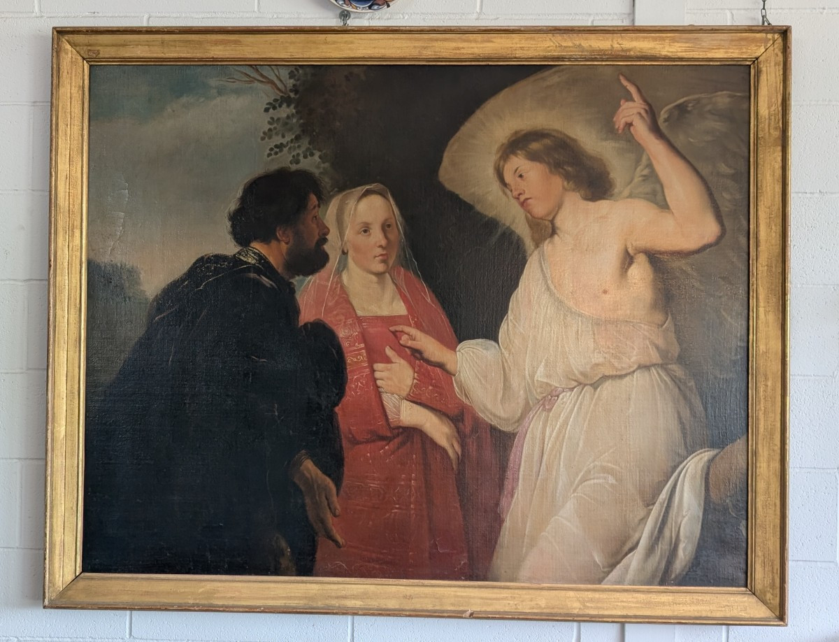 Dipinto Antico – Scuola Fiamminga del XVII secolo-photo-3