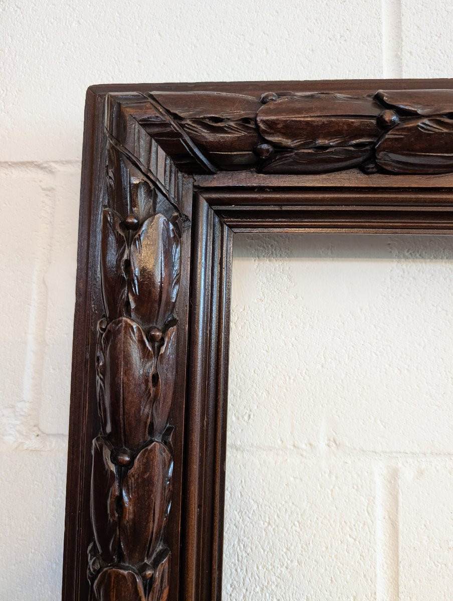 Cornice italiana in legno massello scolpito – Seconda metà dell’Ottocento-photo-4