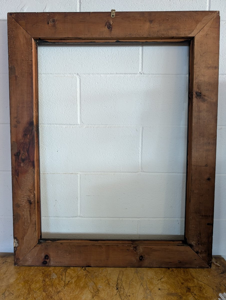 Cornice Italiana in Legno Massello Scolpito – Anni ’30-photo-1