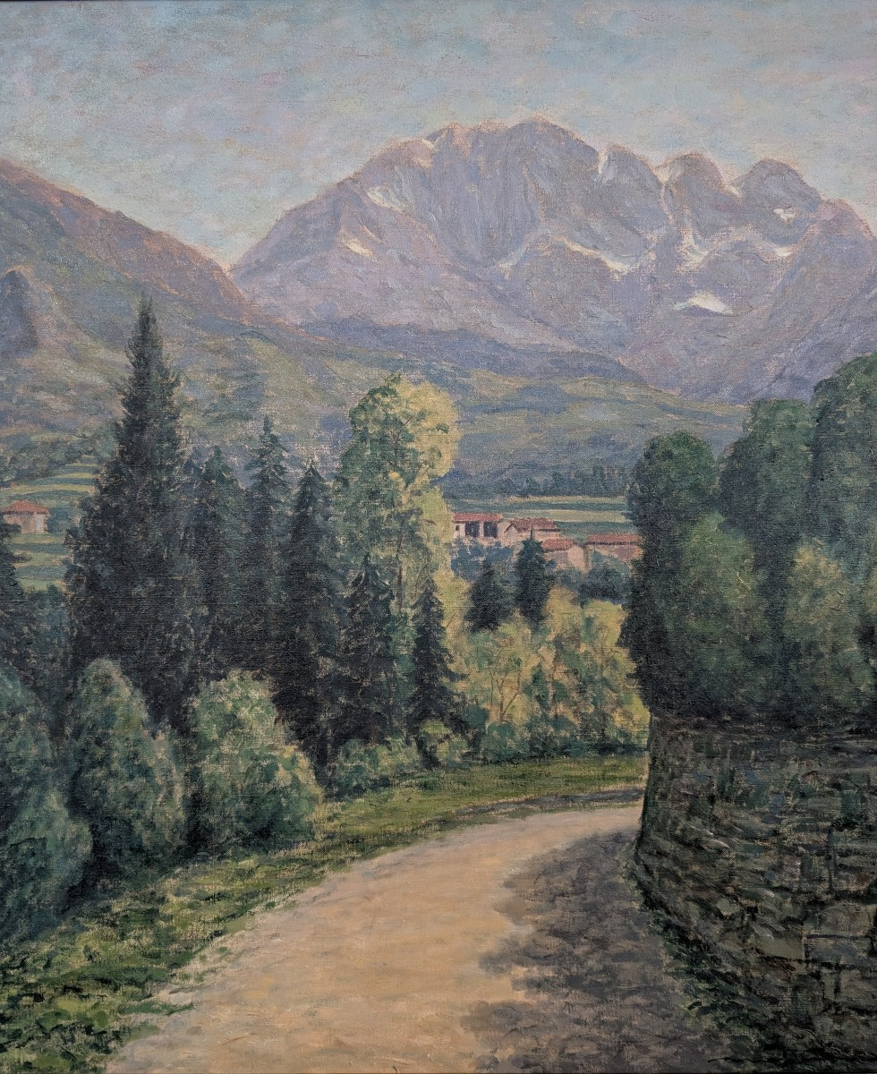 Giovanni Molteni (XX secolo)  "Paesaggio alpino – Presolana"