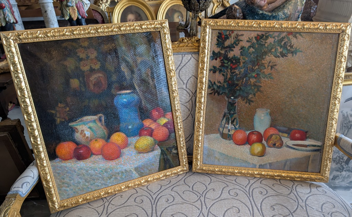  Coppia di Nature Morte – Primi anni del Novecento