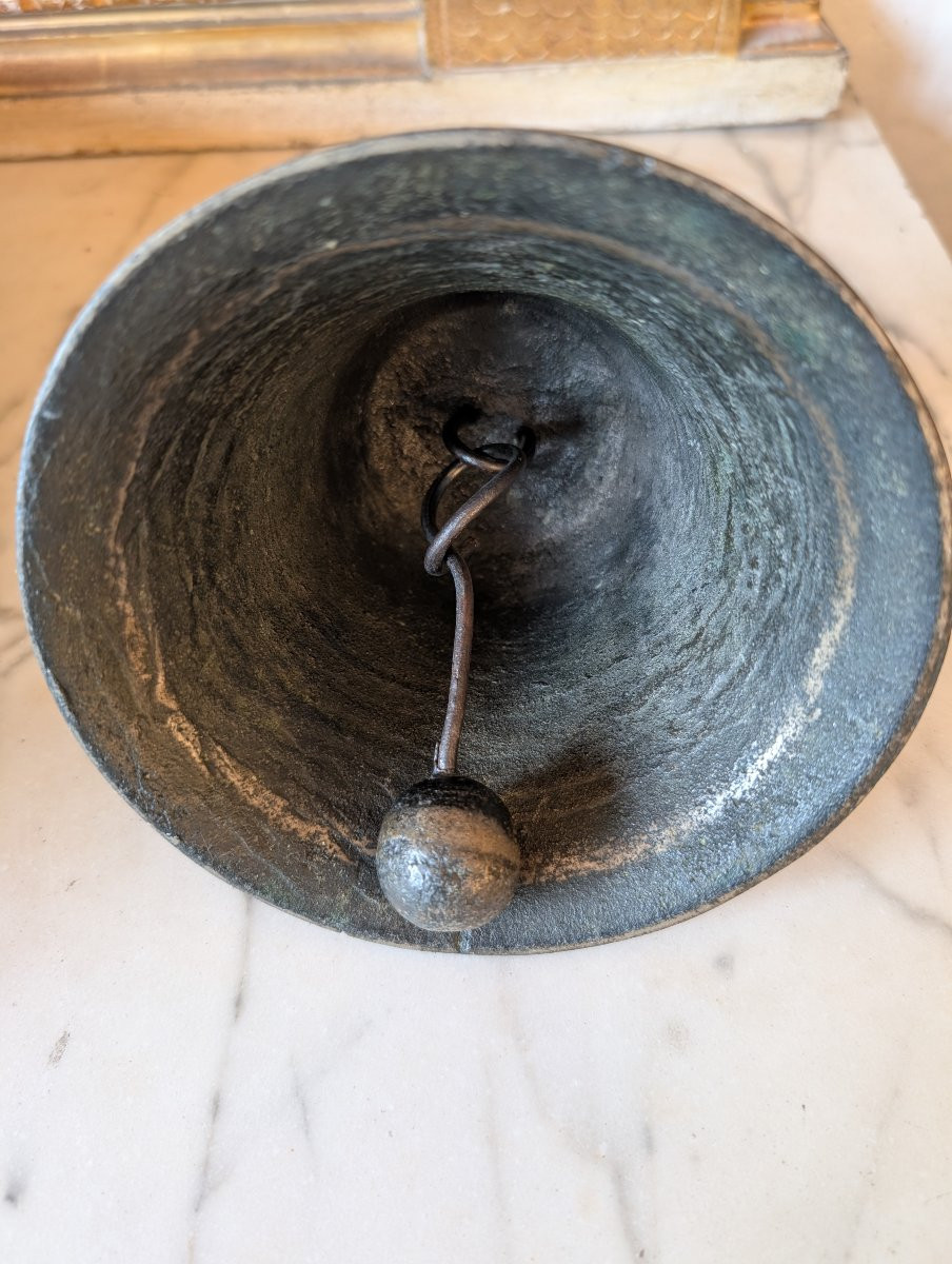Campana in bronzo con stemma mediceo-photo-2