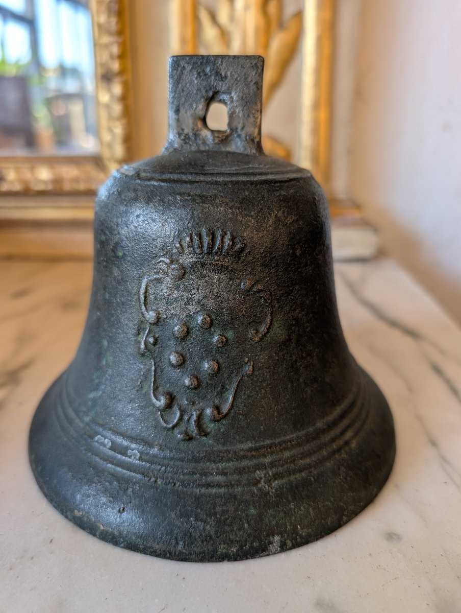 Campana in bronzo con stemma mediceo-photo-5