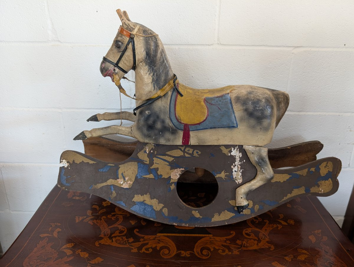 Cavallino a Dondolo per Bambini – Inizio XX Secolo-photo-3