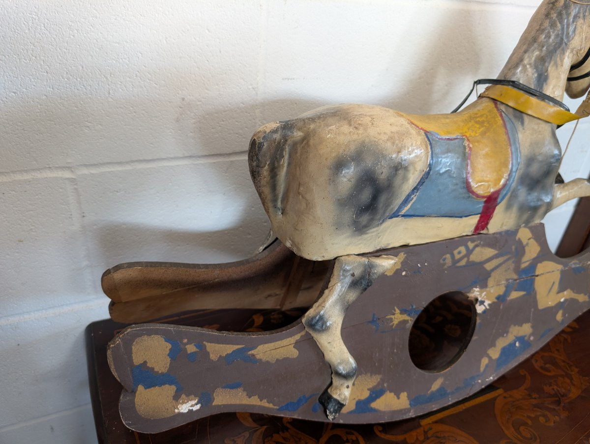 Cavallino a Dondolo per Bambini – Inizio XX Secolo-photo-1