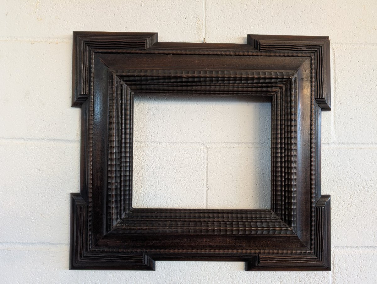 Cornice Guilloché in Legno – Fine Ottocento-photo-2