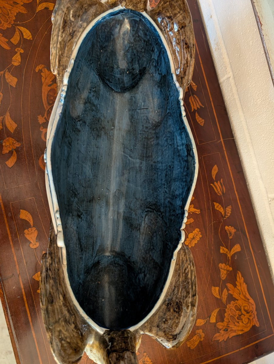 Fioriera da Tavolo in Ceramica – Manifattura Ginori, Fine XIX Secolo-photo-3