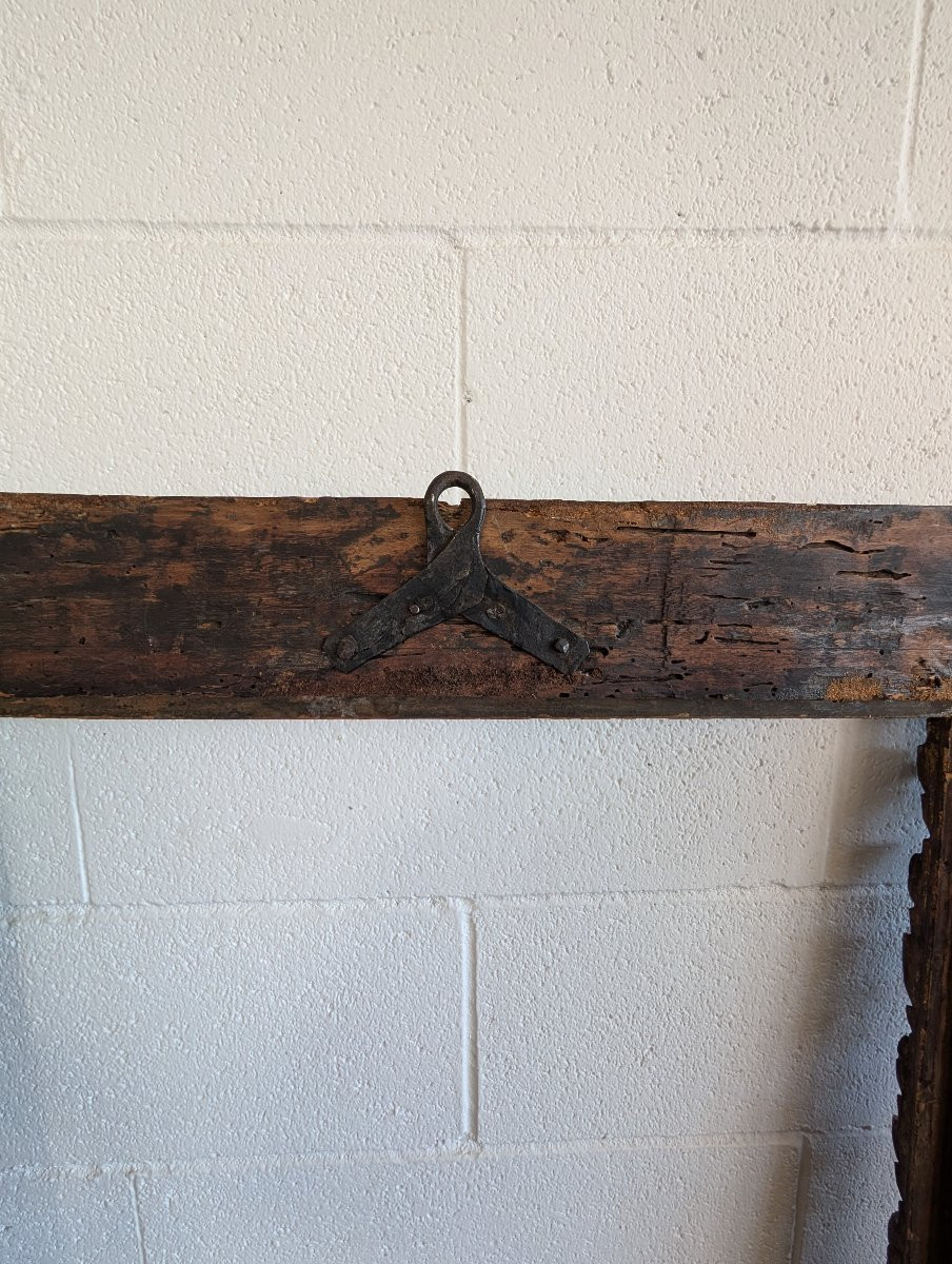 Cornice barocca in legno intagliato e dorato-photo-6