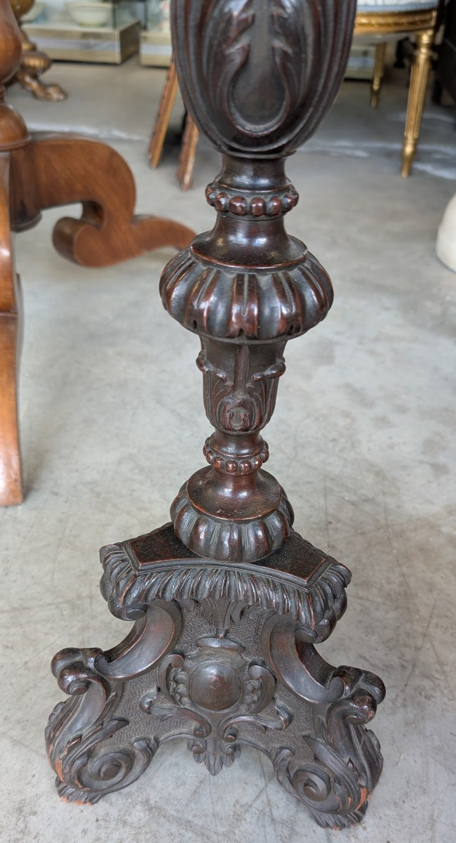 Coppia di tavolini neorinascimentali – Seconda metà del XIX secolo-photo-4