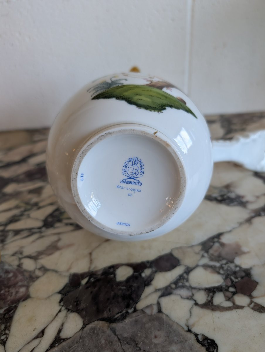 Cioccolatiera in porcellana dipinta a mano – Manifattura Herend-photo-2