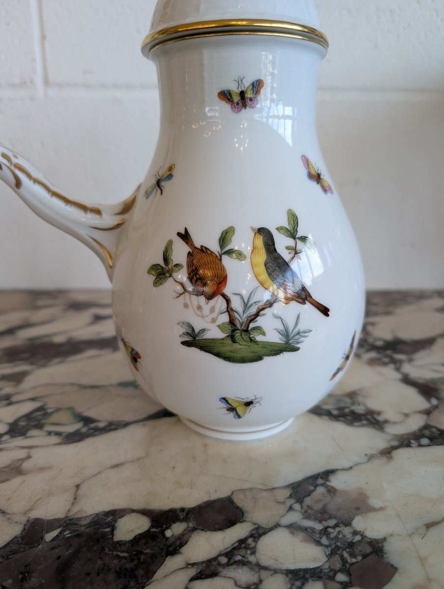 Cioccolatiera in porcellana dipinta a mano – Manifattura Herend-photo-8