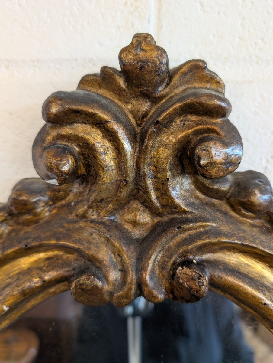 Antica cantagloria in legno scolpito e dorato a mecca-photo-2