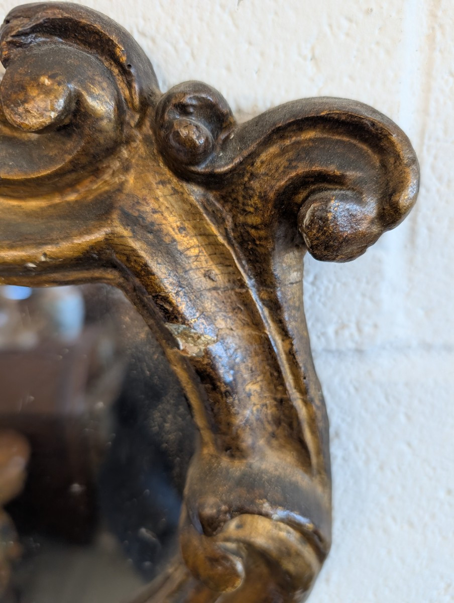 Antica cantagloria in legno scolpito e dorato a mecca-photo-4